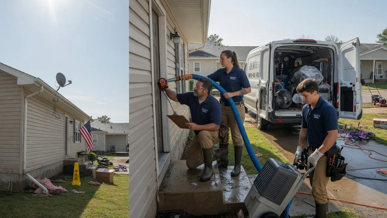 Ceiling Water Damage Restoration in Harrisonburg, VA near me